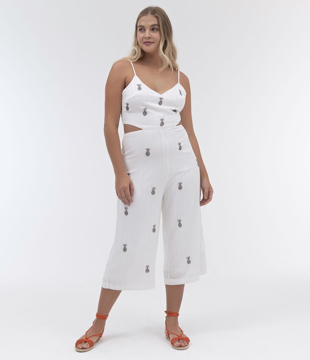 macacão pantacourt jeans renner