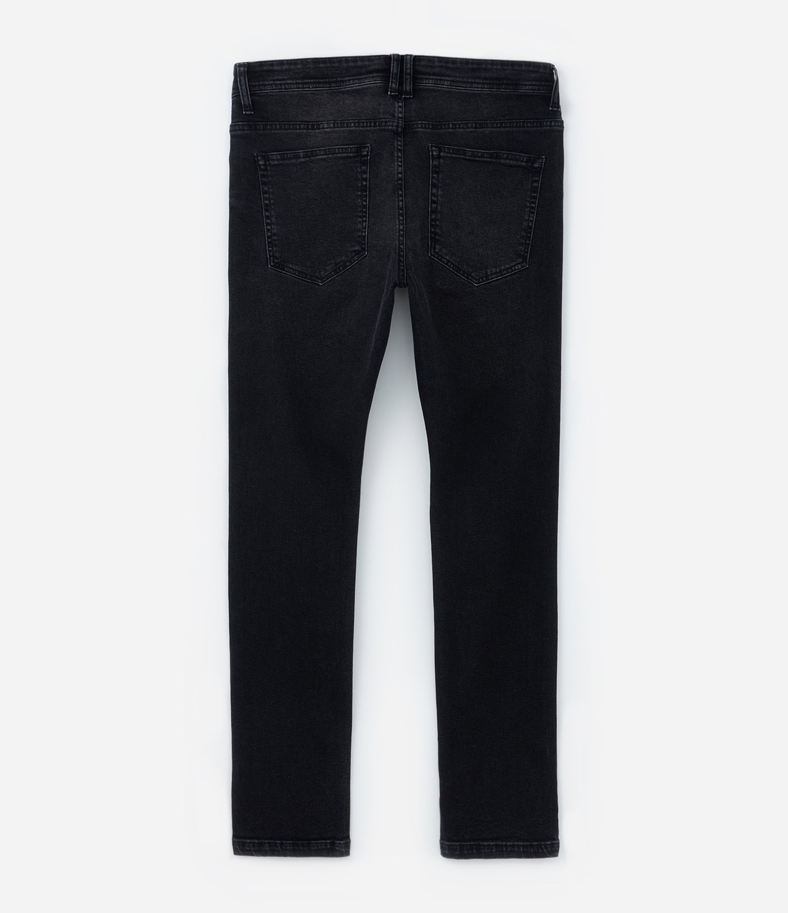 Calça Skinny Básica Jeans com Bolsos Preto 2