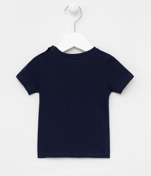 Camiseta Infantil Lisa com Bolso - Tam 0 a 18 meses 2