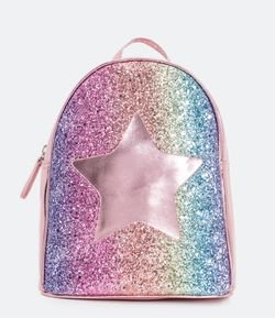 Mochila Infantil Mini Bag com Glitter - Tam Único