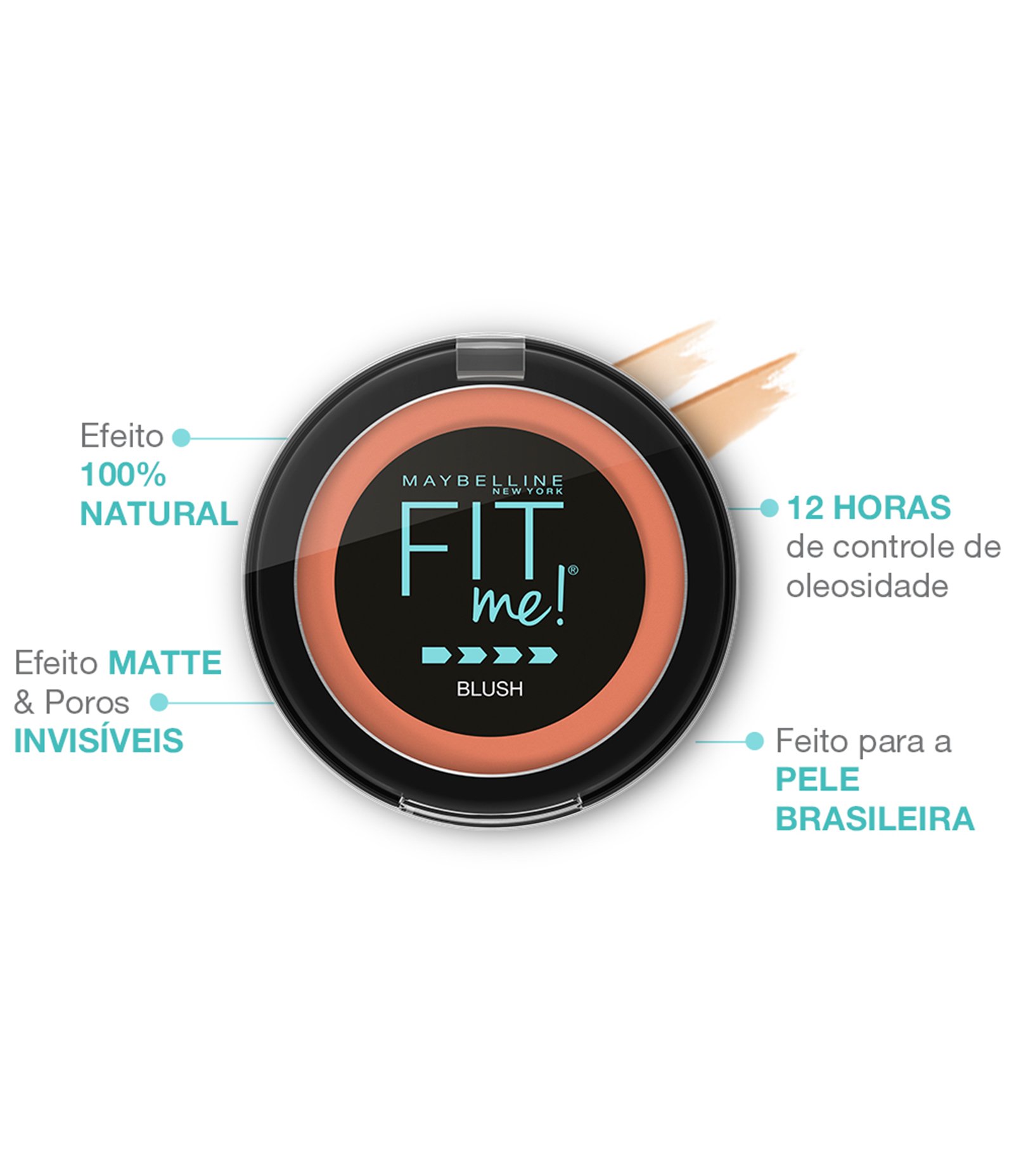 Blush Maybelline Fit Me Pêssego 4