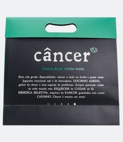 Embalagem para Presente Sacola com Estampa Câncer