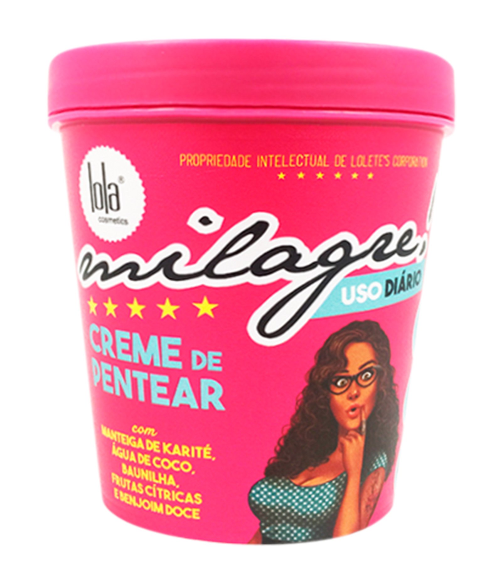 Creme de Pentear Milagre Lola Cosmetics 450gr 1