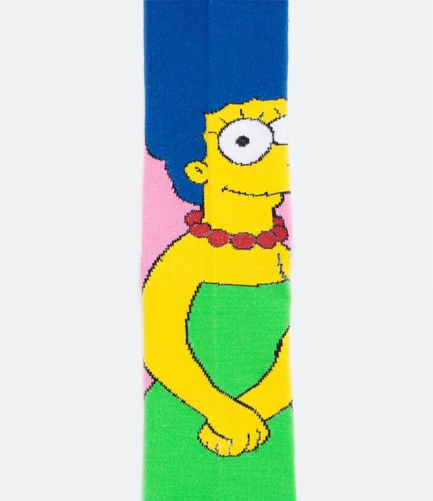 Media Divertidas Largas Marge Simpsons  Rosado 2