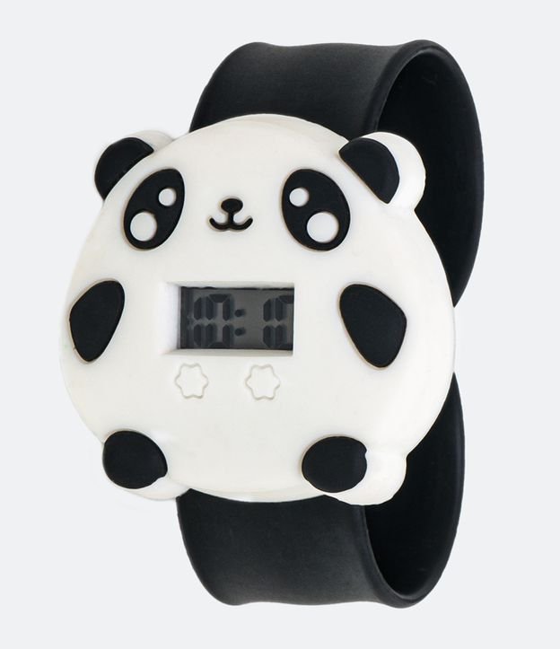 Relógio Infantil Panda Digital Preto 1