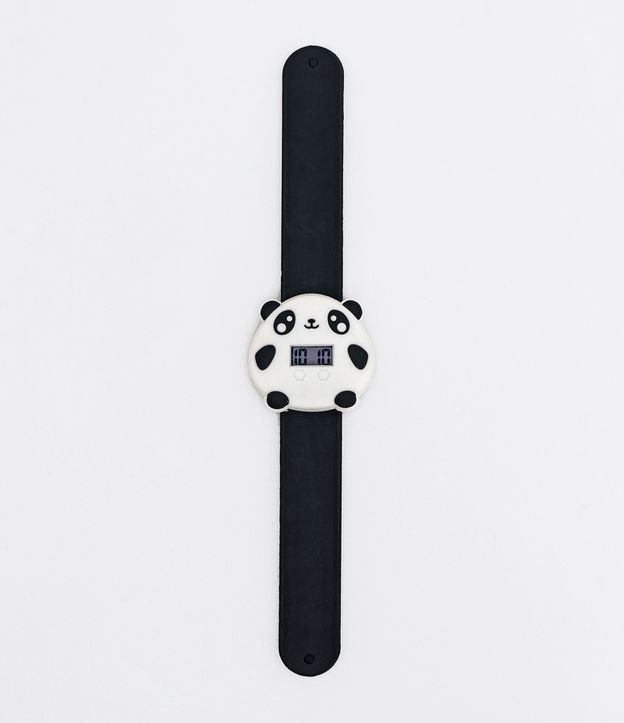 Relógio Infantil Panda Digital Preto 2