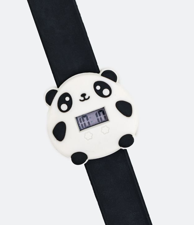 Relógio Infantil Panda Digital Preto 3