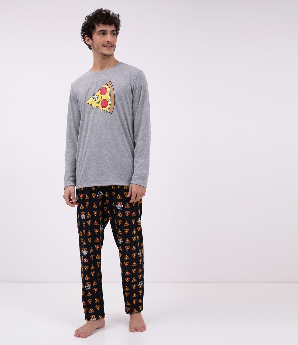 camiseta pizza casal c&a
