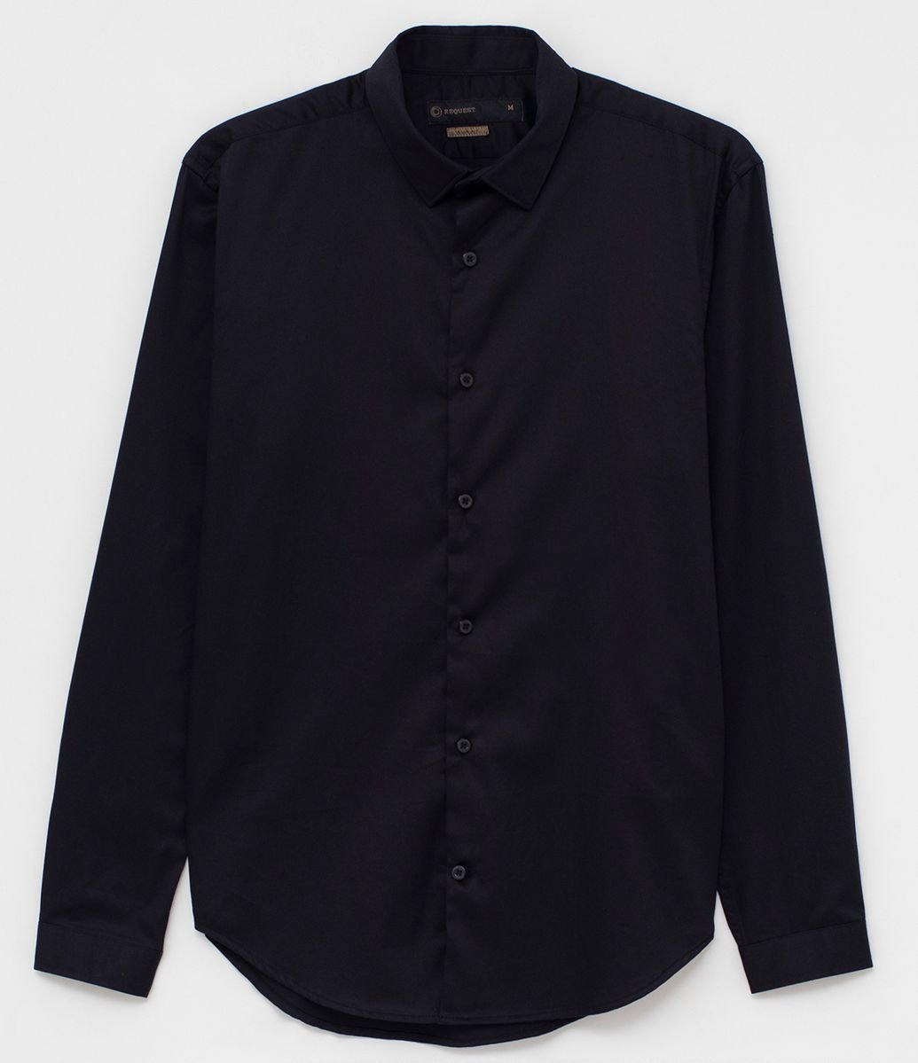 CAMISETA DE MANGA LARGA LIGERA SLIM FIT - NEGRO - MUJER | H&M ES