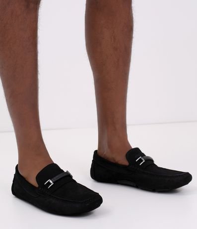 sapato mocassim masculino preto