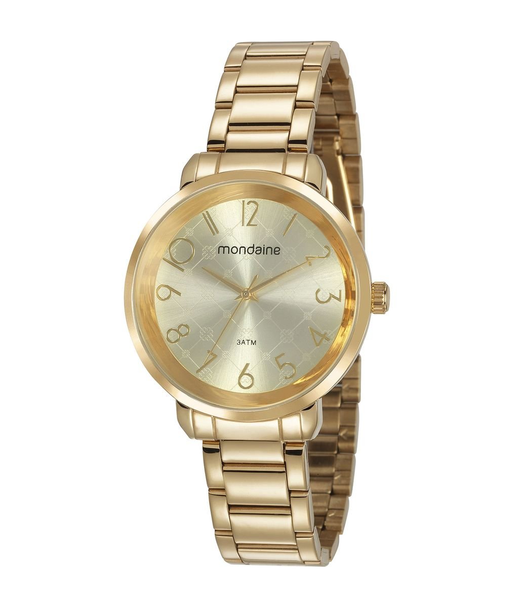 relogio feminino branco mondaine