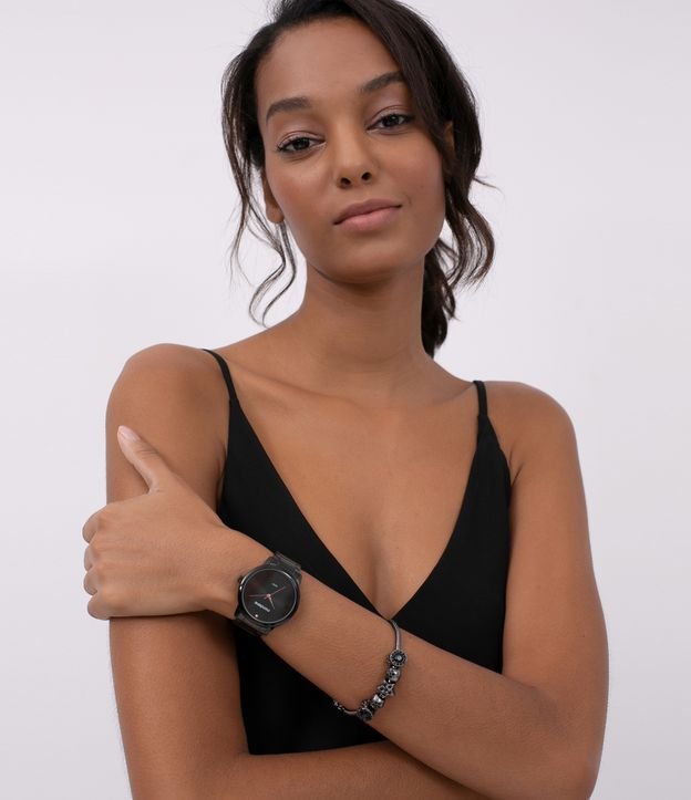 Kit Relógio Mondaine Feminino com Pulseira e Caixa em Aço 53616LPMVPE3K U 6