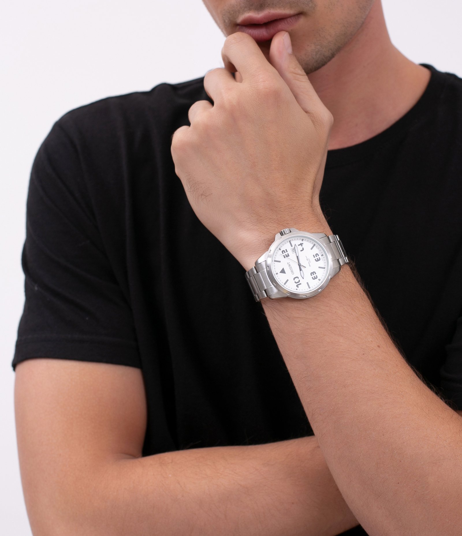Relógio Masculino Orient MBSS1195A-S2SX Analógico 5ATM  U 3