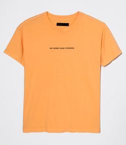 Camiseta Neon Estampa No More Fake Friends