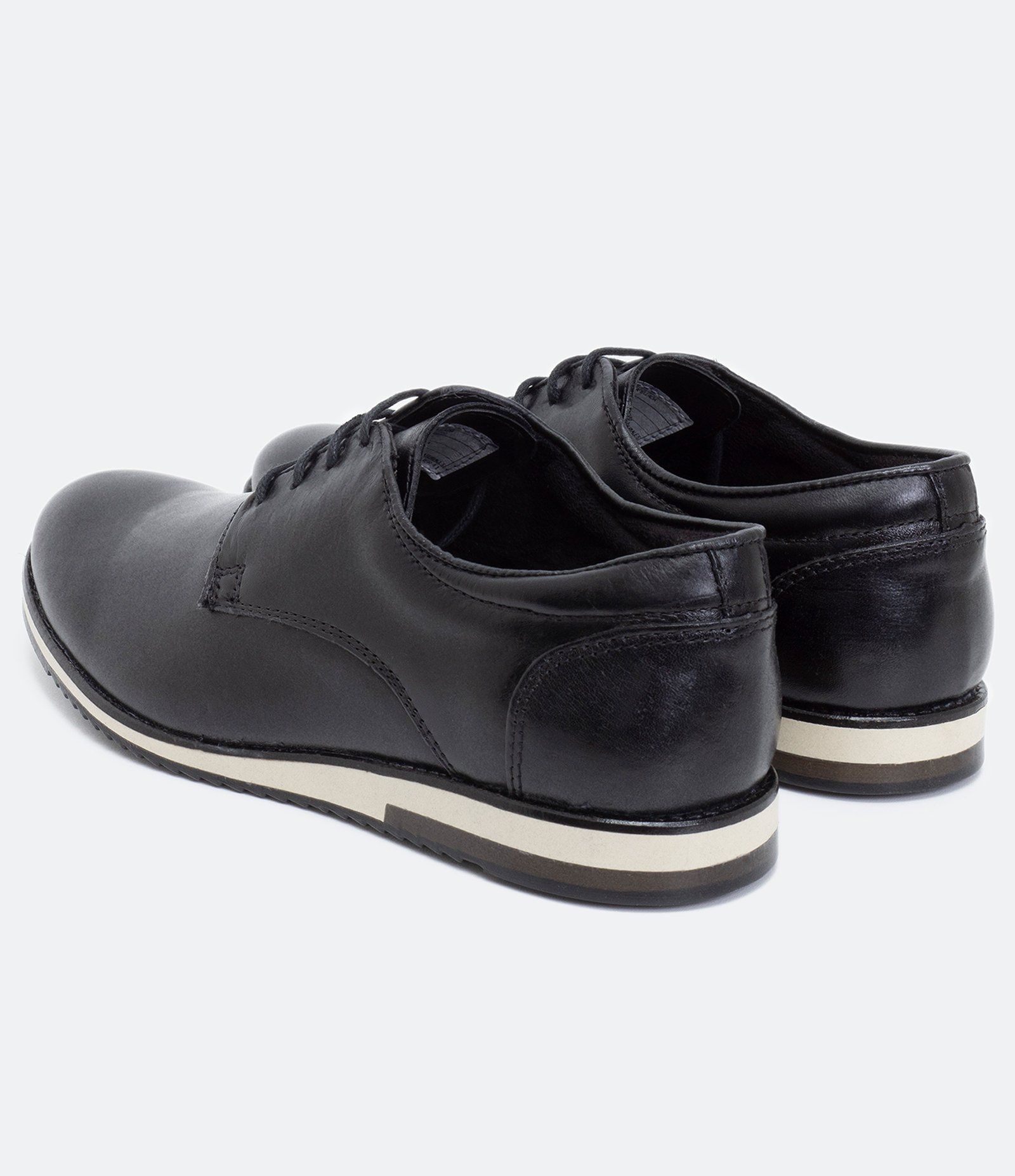 Sapato Masculino Casual em Couro VIKO Preto 3