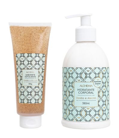 Kit Alchemia Vanilla e Alecrim Hidratante Corporal + Sabonete Esfoliante Menor preço em Kit Alchemia Vanilla e Alecrim Hidratante Corporal + Sabonete Esfoliante