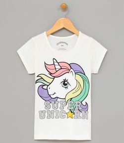 Blusa Infantil com Estampa My Little Pony - Tam 4 a 12