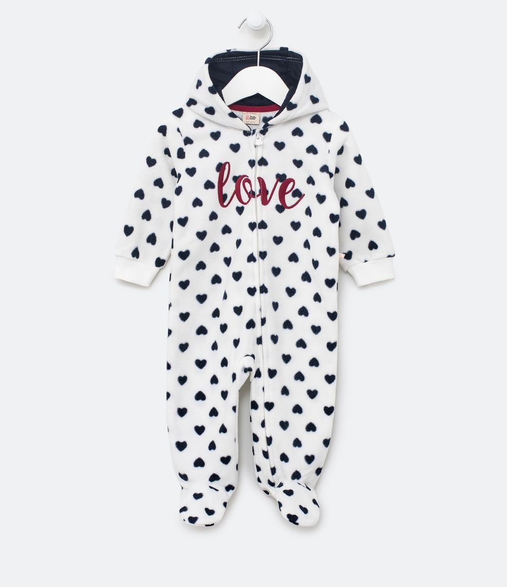 Macacão Infantil Poá Coracão com Pé - Tam 0 a 18 meses é boa?