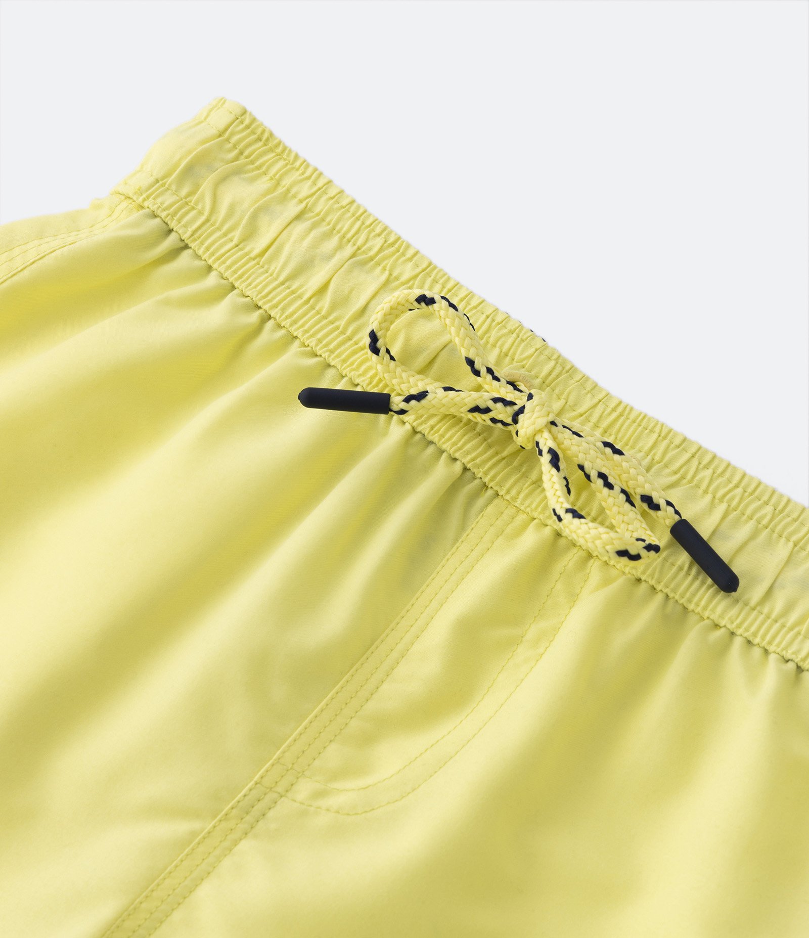 Bermuda de Banho Infantil com Etiqueta Emborrachada - Tam 5 a 14 anos Amarelo 5