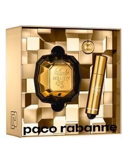 Kit Perfume Paco Rabanne Lady Million + Travel Spray
