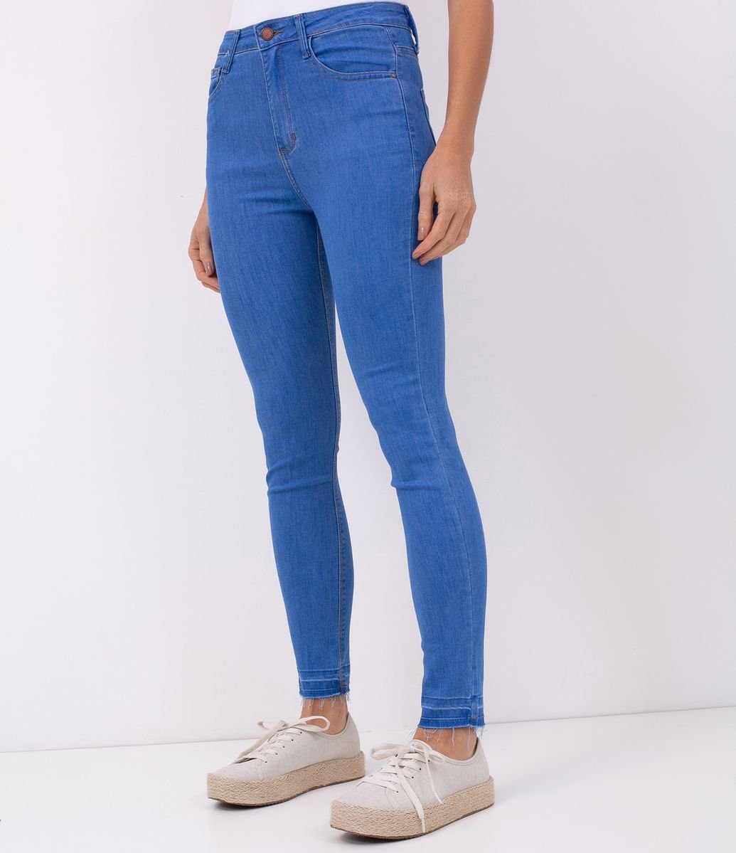 calça jeans cintura alta renner