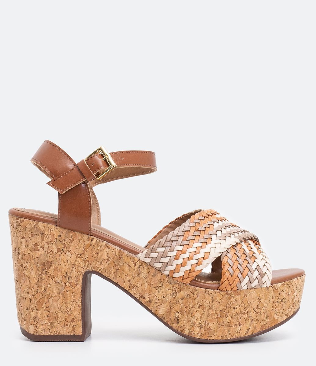 sandalia plataforma renner
