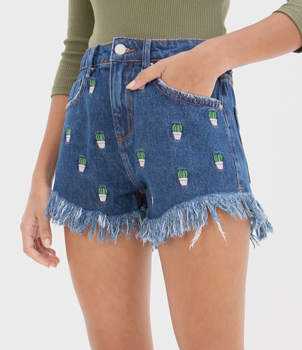 short jeans flamingo renner