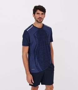 Camiseta Esportiva Mescla com Proteção UV
