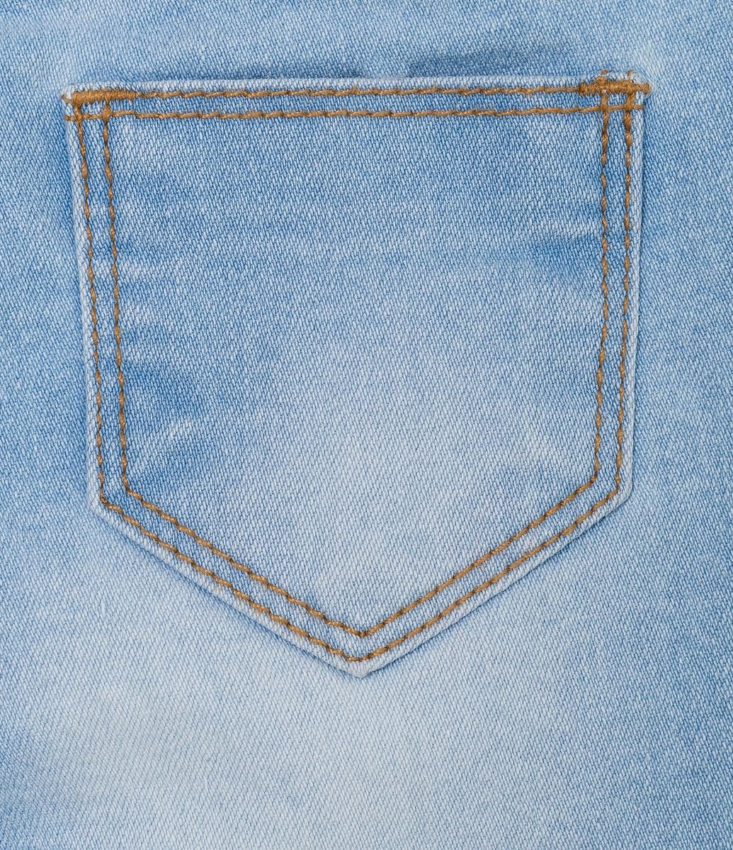 calça jeans bordada com flores renner