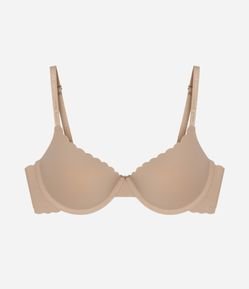 Sutiã Push-Up em Microfibra com Alça Regulável e Borda Nuvem