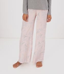 Calça de Pijama Estampada Floral