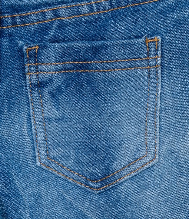 Bermuda Infantil em Jeans com Cadarço - Tam 1 a 4 anos Azul 5