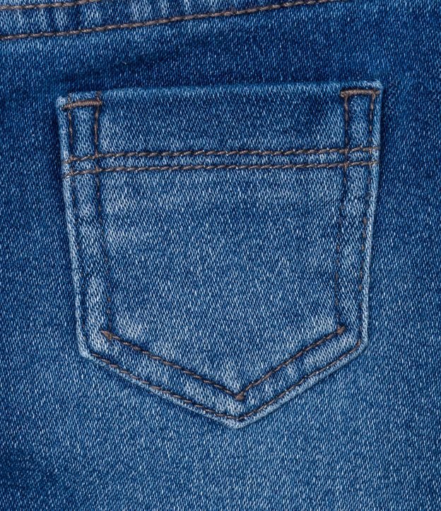 Calca Infantil em Jeans Skinny - Tam 0 a 18 meses Azul 4