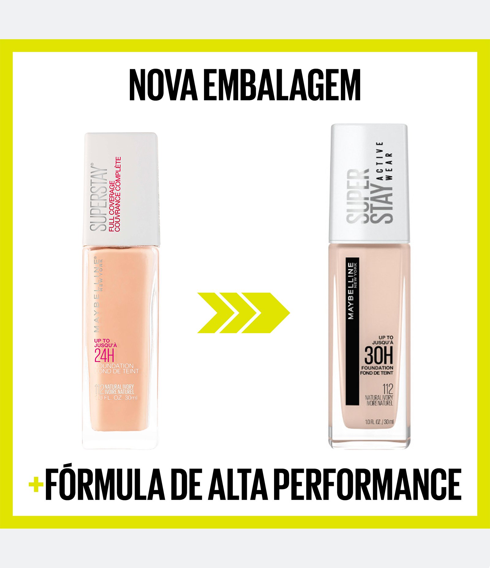 Base Longa Duração Maybelline Superstay Full Coverage 30ml Ivory 8