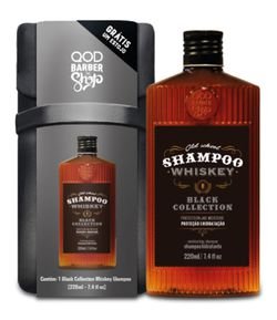 Kit QOD Barber Shop Whiskey Shampoo + Estojo Multiuso