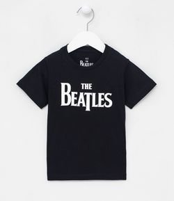 Camiseta Infantil Mini Me Estampa The Beatles - Tam 1 a 4 anos