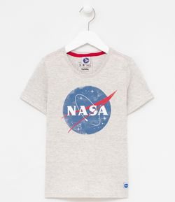 Camiseta Infantil Estampa da Nasa - 5 a 14 anos