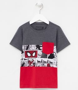 Camiseta Infantil Estampa do Homem Aranha - Tam 2 a 10 anos