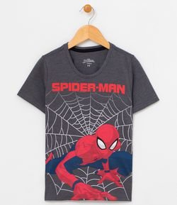Camiseta Infantil Estampa do Homem Aranha - Tam 2 a 10 anos
