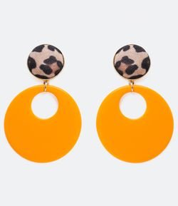 Maxi Brinco com Base Animal Print