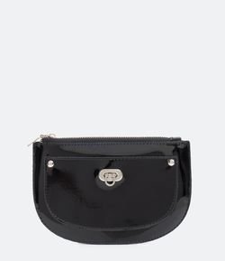 Pochete Flat em Verniz