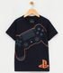 Imagem miniatura do produto Remera Infantil Estampa Playstation - Talle 5 a 14 años  Negro 1