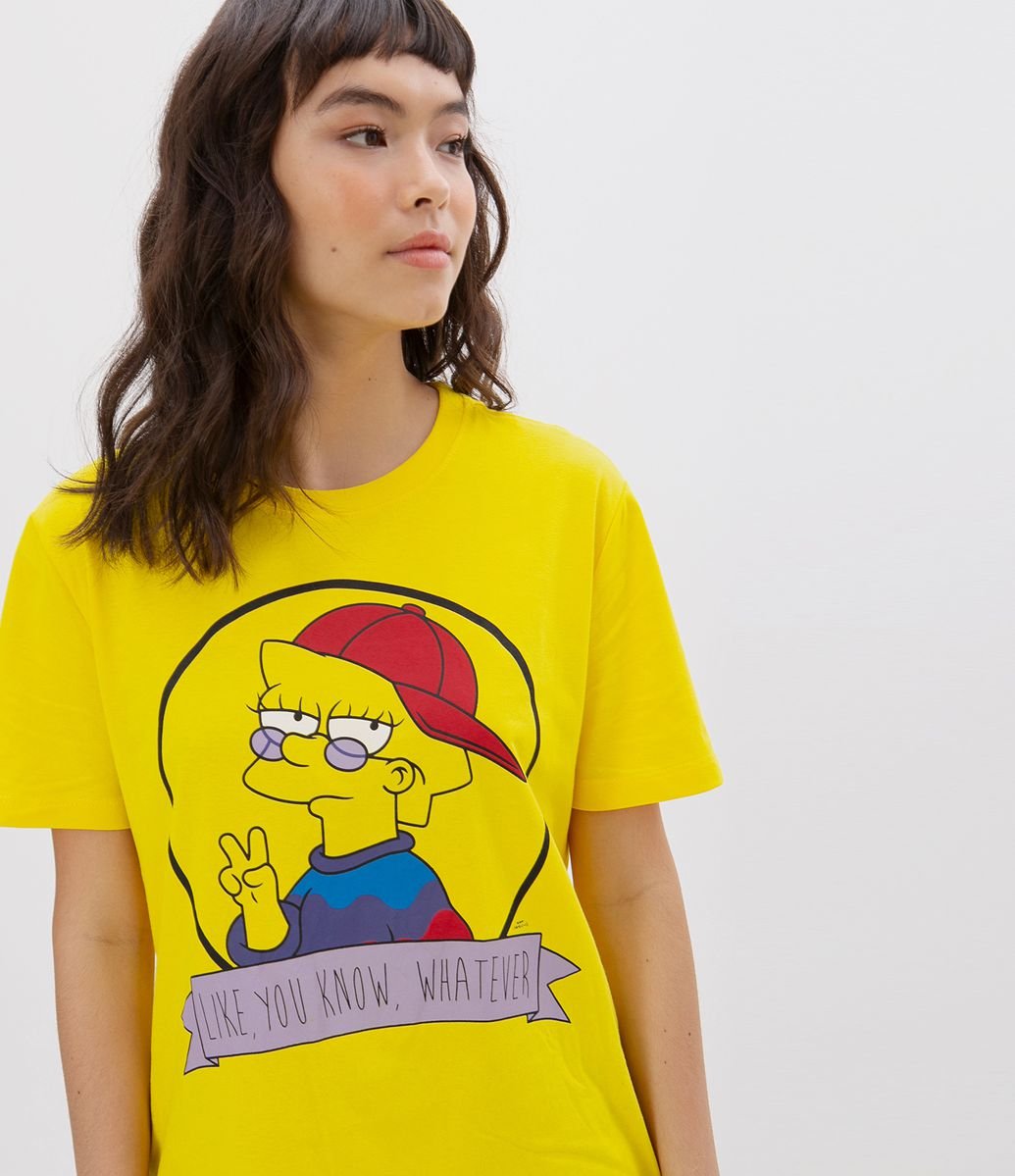 blusa lisa simpson renner