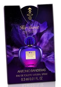 Brinde Her Secret Desire Antonio Banderas 0,3 ml