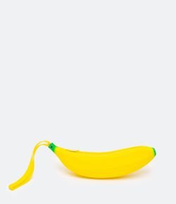 Nécessaire Estojo Silicone Banana