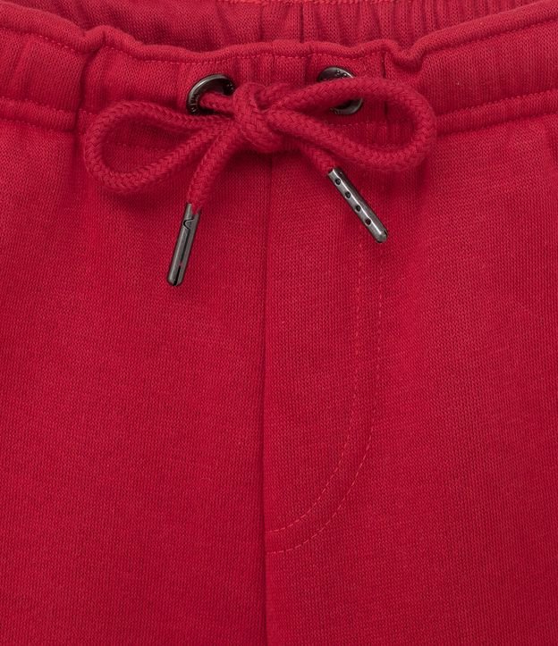 Pantalón Infantil Básico Liso con Ajuste - Talle 1 a 4 años  Rojo  3