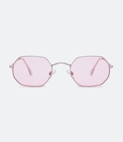 Óculos de Sol Feminino com Lentes Rosa
