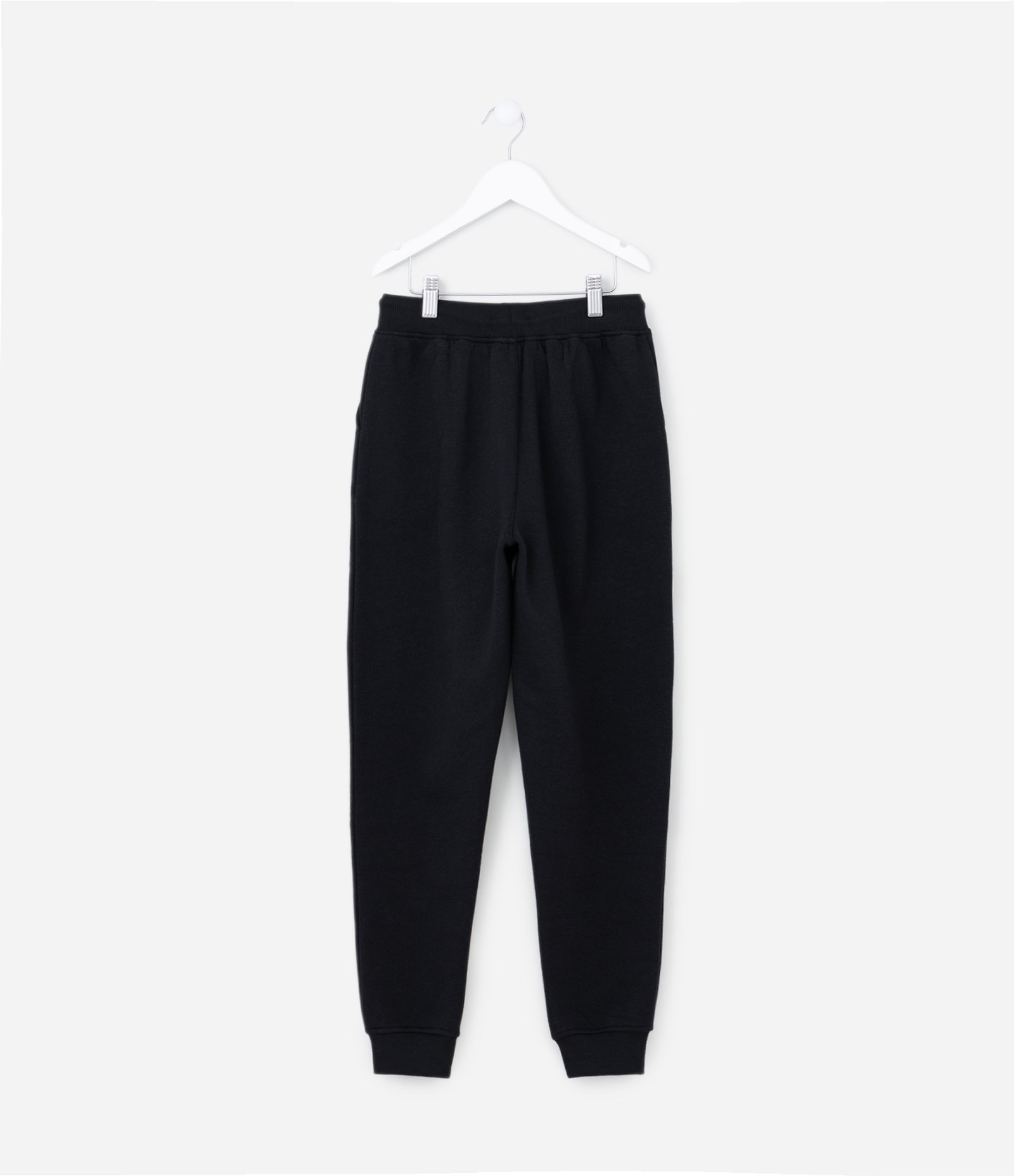 Calça Infantil em Moletom Básica - Tam 5 a 14 anos Preto 3