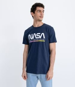 Camiseta com Estampa Nasa
