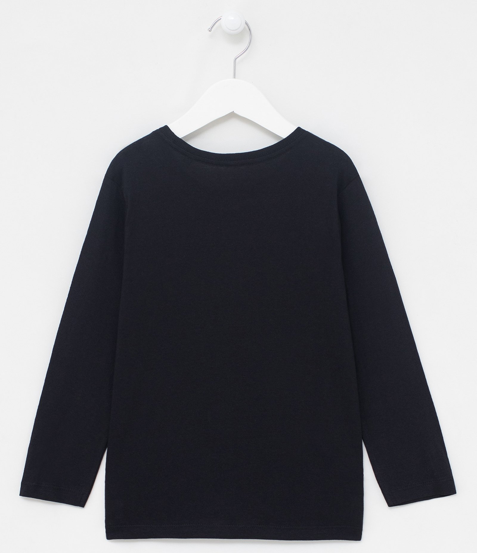 Camiseta Infantil Básica - Tam 5 a 14 anos Preto 2